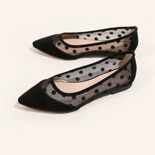 Women polka dot - dot, flats
