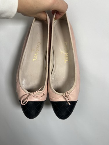 Chanel ballerinas vintage rose - chanel,