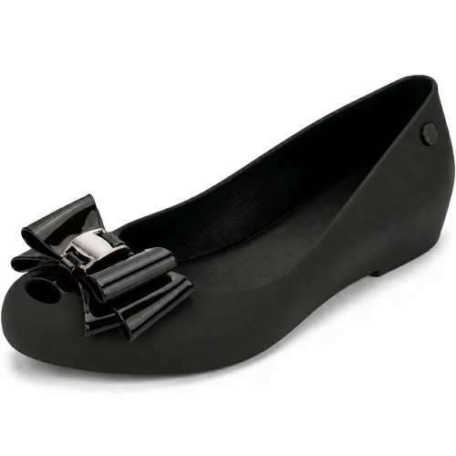 Damen ballerinas schwarz gummi - damen-ballerinas,
