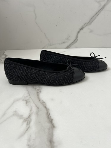 Chanel ballerinas tweed 36eu - ballerinas,