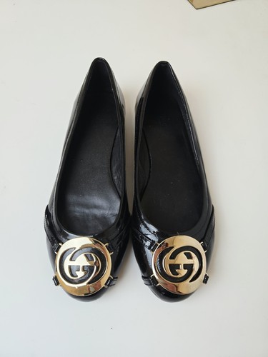Gucci lackleder ballerinas - lackleder,
