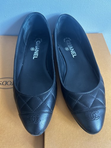 Chanel ballerinas gesteppt - chanel,